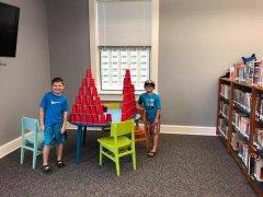 Solo Cup Castles with Builders