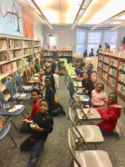 Kids Using Chairs as Tables