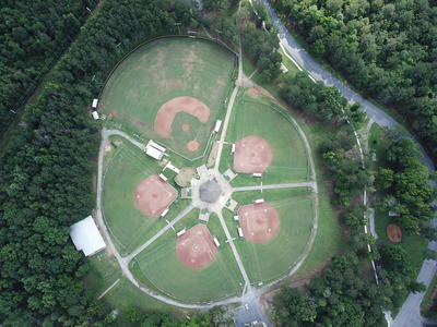 Baseball Fields Arial View